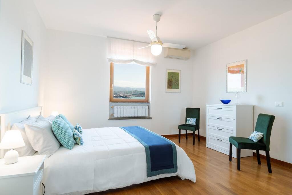 Ferienwohnung Piccapiana Sea View Attic Flat La Spezia Exterior foto